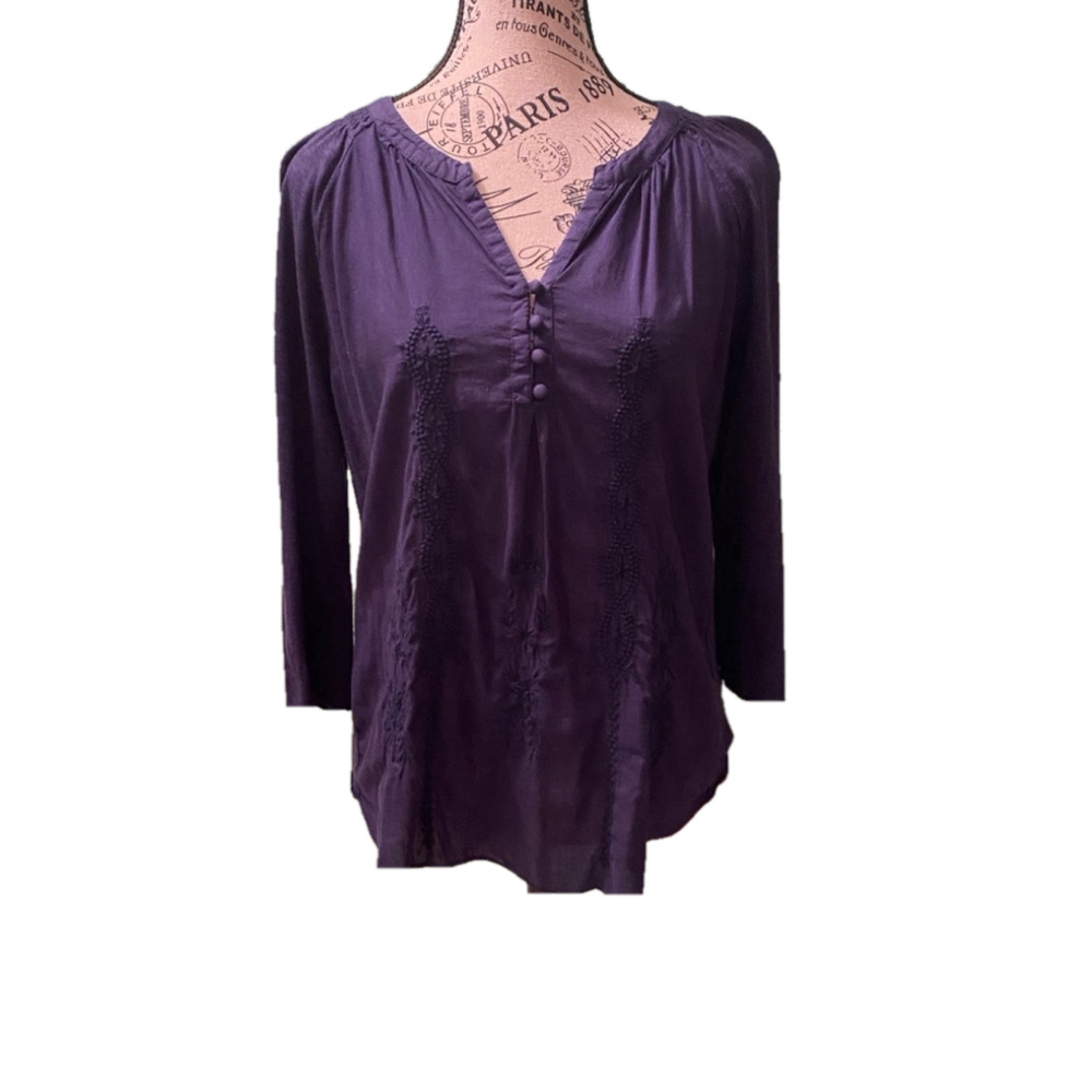 Faded Glory Navy Blouse